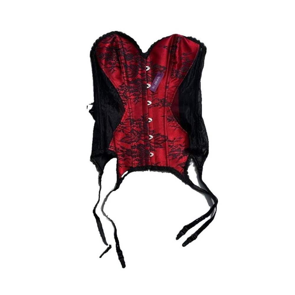 Red and Black Corset